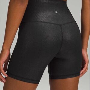 Lululemon Align Ribbed High-Rise Short 6" *Shine